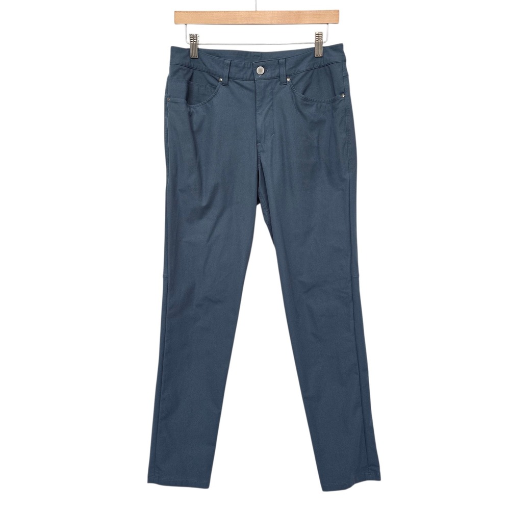 Lululemon ABC Slim-Fit 5 Pocket Pant 32" Size 30 Iron Blue Mens Trousers LM5972S